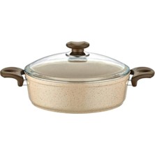 Gülsan Safran 24 cm Basık Granit Tencere