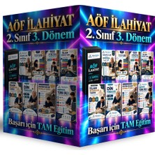 Enine Boyuna Eğitim Aöf Ilahiyat 2. Sınıf 3. Yarıyıl Tam Paket – 8 Kitap