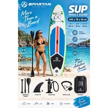 Spartan HMI89  345X76X15 cm Şişme Sup Board  Stand Up Paddle Board – Pompa Kürek Seti – 200 kg Taşıma Kapasiteli