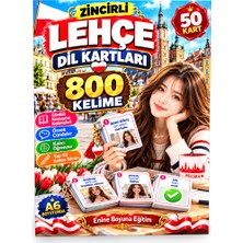 Enine Boyuna Eğitim Yaz-Sil Özellikli, Lamine Edilmiş Lehçe Dil Kartları