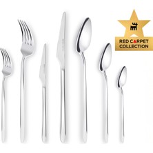 Karaca Red Carpet Collection 316 Premium Stark Platinum 84-Piece Cutlery Set For 12