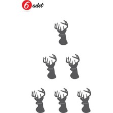 Artikel 6 Adet Yeşil Yılbaşı Geyik Desenli Yılbaşı Dekoratif Kaşıklık, Yeni Yıl Sofrası Aksesuarı, Dekoratif Keçe Kaşıklık, Yeni Yıl