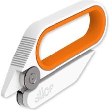 Slice - Torna Aleti, Bıçaksız Makas, 10598 Iki Elle De Kullanılabilen Kesici, Sargı, Hediye Sepeti, Selofan, Kağıt Kesmek Için Ideal, 1 Paket, Beyaz
