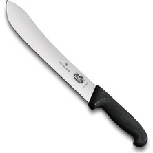 Victorinox Mutfak Bıçağı Schlachtmesser Fibrox Siyah Uzunluk: 25 cm 36 Siyah