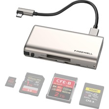 Burada Bulabilirsin Freewell Pro Kart Okuyucu Plus - Sd, Cf-Express Tip A/b, 4 Tb'a Kadar Xqd, Pasif Isı Dağılımı, 10 Gbps'ye Kadar Hızı Destekler - Şampanya Altın