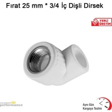 Fırat 25 mm * 3/4 Iç Dişli Dirsek