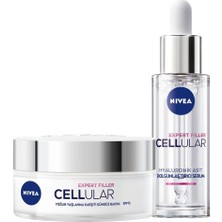 SPF15 Cellular Expert Filler Yaşlanma Karşıtı Gündüz Yüz Kremi 50ML ve Nemlendirici Cilt Serumu 30ML
