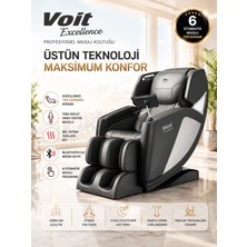 Voit Excellence Tabletli 2D Masaj Koltuğu – Zero Gravity, Bluetooth, Isıtma ve 6 Otomatik Program