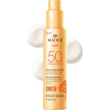 Myg Plus Nuxe Sun Spray Fondant Güneş Koruyucu Yüz ve Vücut Sütü Spf 50 150 ml