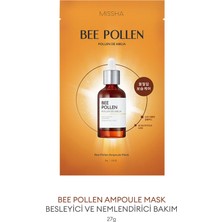Myg Plus Mıssha Kuruluktan Kaynaklı Yıpranmış Cansız Ciltler Için Yaprak Maske Bee Pollen Ampouler Mask