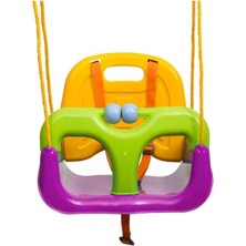 Saban Mor Emniyet Kemerli Bebek & Çocuk Salıncağı 44 x 32 x 38 cm Güvenli ve Pratik Kullanım