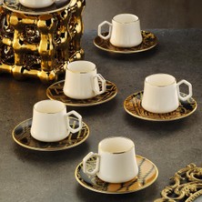 Burada Bulabilirsin Sandro Moreno 1453 Kariye Double Geometrik Gold 12 Parça 6 Kişilik Kahve Fincan Takımı 120 ml