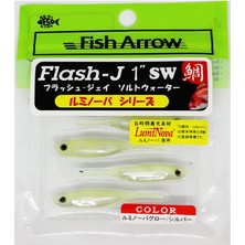 Myg Plus Fish Arrow Flash J Sw 1" (5 Adet/paket) #145 Blue Luminowa Silver