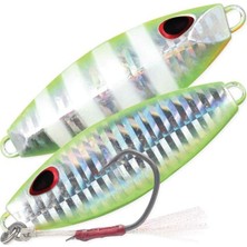Myg Plus Storm Gomoku Rocker Ji̇g, Zebra/gümüş/yeşil 40 Gram