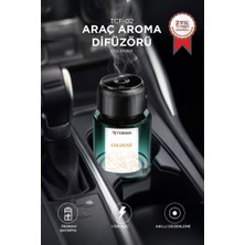 Torima Araç Içi Aroma Difüzörü Hava Nemlendirici Lazerli Şarjlı Oda ve Araba Kokusu TCF02 Cologne