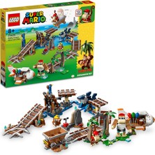 Myg Plus LEGO Super Mario Diddy Kong'un Maden Arabası Ek Macera Seti 71425 (1157 Parça)