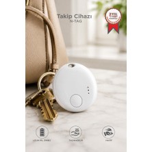 Torima Takip Cihazı Apple Find My Uyumlu N Tag Beyaz