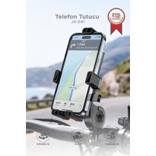 Torima Telefon Tutucu Bisiklet Araç İçi Oto Aksesuarları JX041 Siyah