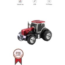 Torima Bluetooth Hoparlör Traktör Tasarımlı USB FM Destekli Speaker D42 Kırmızı