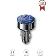 Torima Hızlı Araç Şarj Cihazı Usb Type-C Destekli 66W G19 Siyah