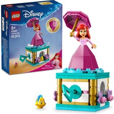 Myg Plus LEGO ǀ Disney Princess Dönen Ariel 43259-5 Yaş ve Üzeri Prenses Seven Çocuklar Için Mini Bebek Figürü Içeren Yaratıcı Oyuncak Yapım Seti, Doğum Günü Hediyesi (93 Parça)