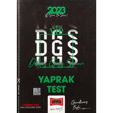 Myg Plus Yargı Yayınları 2023 Dgs Yaprak Test