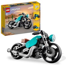 Myg Plus LEGO Creator Klasik Motosiklet 31135-8 Yaş ve Üzeri Çocuklar Için Sokak Motosikleti ve Dragster Modelleri Içeren Yaratıcı Oyuncak Yapım Seti (128 Parça)
