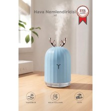 Torima Hava Nemlendiricisi Buhar Makinesi Geyik Figürlü Aroma Difüzör 220 ML H1 Mavi