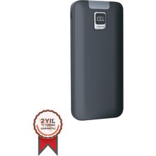 Torima TRM-1013 22.5W Hızlı Şarj Özellikli Dijital Şarj Göstergeli 10.000 Mah Powerbank Siyah