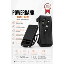 Torima Taşınabilir Batarya 20000 Mah Ledli 4 Çıkışlı Powerbank TRM-1021 Siyah