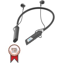 Torima Bluetooth Kulaklık Kulak İçi Boyuna Asılabilir Kablosuz Kulaklık TB07 Siyah