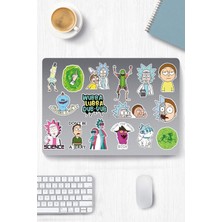 Myg Plus Ms Major Selection Rick And Morty Temalı Sticker Etiket Seti 2 - Laptop Notebook Telefon