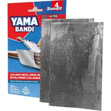 Bondit Ultra Güçlü Su Geçirmez Yama Bandı 10 x 15CM 4 Adet Tüm Yüzeylerde Kullanım İçin