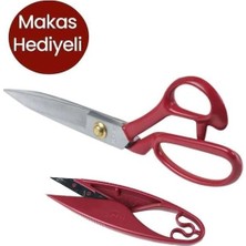 Myg Plus Fdmstar Pın 1124 Kırmızı Saplı Profesyonel Terzi Makası 12 Inç 30 cm