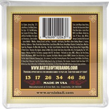 Myg Plus Ernie Ball Earthwood Silk & Steel Normal Akustik Gitar Telleri, 80/20 Bronz, Ölçü 13-56