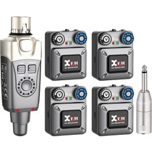 Myg Plus Xvive XV-U4R4 1 Verici + 4 Alıcılı Kablosuz In-Ear Monitör Sistemi