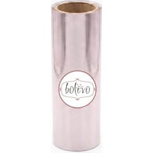 Myg Plus Bolivo Premium Hobi Varak, El Sanatları, Dekorasyon ve Kendin Yap (Dıy) Süsleme Folyosu (Ekru, 10 cm x 5 Mt)