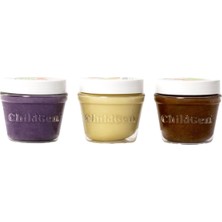 Myg Plus Childgen 125 gr x 3 3'lü Set Mor, Beyaz, Kahverengi 3 Adet 125 Gram Oyun Hamuru