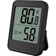 Myg Plus MC40 Dijital Termometre Iç Mekan Oda Sıcaklık Nem Ölçer LED Monitör Higrometre Isı Ölçer Derece