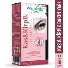 Cosmecit Kaş Kirpik Bakım Yağı 8 Ml x 2
