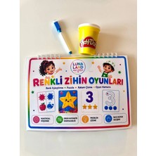 Luna Land LunaLand Renkli Zihin Oyunları 3-6 Yaş | 10+ Aktivite | Seyahat ve Ev Aktivite Seti