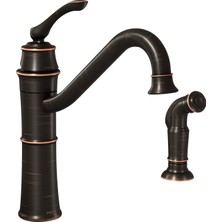 Myg Plus Moen 87999 High-Arc Mutfak Armatürü Seite Sprey Wetherly Koleksiyonu, 87999BRB, 120