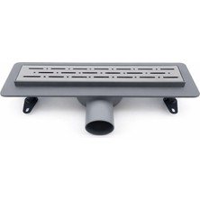 Myg Plus Duş Kanalı 40 cm Paslanmaz Çelik Yer Süzgeci Modern Banyo Duş Gideri Şık ve Dayanıklı Tasarım