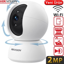 Hikvision DS-2CV2Q21G1-IDW 2 Mp 4 mm Wi-Fi Çift Yönlü Sesli Ir Gece Görüşlü Pan-Tilt Ip Kamera