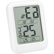 Myg Plus Mini Masa Üstü Dijital Termometre ve Nem Ölçer, Mıknatıslı Higrometre