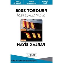 Myg Plus Petek Desenli Stop Sticker, Kolay Uygulama ve Uzun Ömürlü, Parlak Siyah