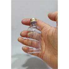 Myg Plus 10 Adet 50 ml Pet Plastik Şişe, Kapaklı Kullanım