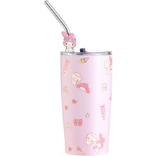 Myg Plus Sanrio Lisanslı My Melody Çelik Matara (580ML) - Mınıso