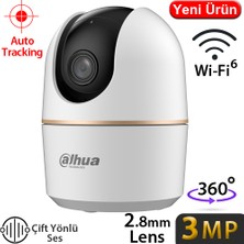Dahua IPC-HPT1330DA-STW 3 Mp 2.8 mm Wi-Fi Çift Yönlü Sesli Ir Gece Görüşlü Pan-Tilt Ip Kamera