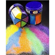 Myg Plus 120 gr Neon Fosforlu Toz Sim Seti, 6 Farklı Renk Içeren Paket